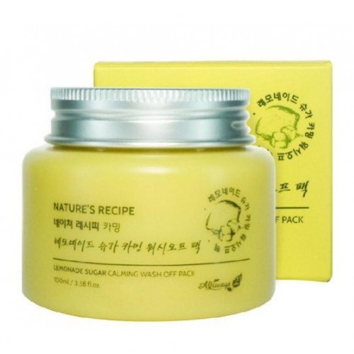 Очищающая и осветляющая маска-пилинг Always21 Nature's Recipe Lemonade Sugar Calming Wash Off Pack