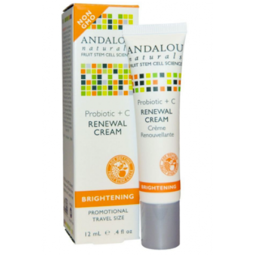Восстанавливающий крем с пробиотиками и витамином С Andalou Naturals Probiotic + C Renewal Cream