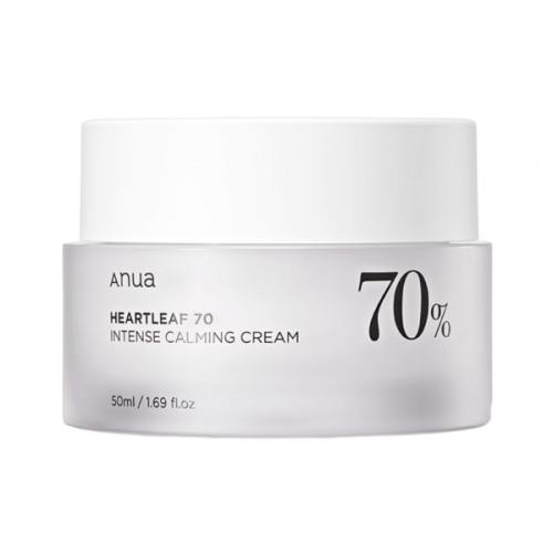 Заспокійливий крем для обличчя ANUA Heartleaf 70% Intense Calming Cream, 50 мл