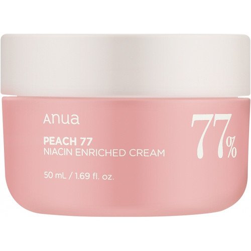 Увлажняющий крем с экстрактом персика ANUA Peach 77% Niacin Enriched Cream, 50 мл