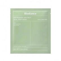 Гідрогелева маска для обличчя з морськими водоростями BIODANCE Refreshing Sea Kelp Real Deep Mask