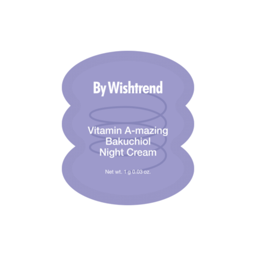 Ночной крем с ретинолом и бакучиолом BY WISHTREND Vitamin A-mazing Bakuchiol Night Cream Tester
