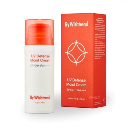 Увлажняющий солнцезащитный крем с пантенолом BY WISHTREND UV Defense Moist Cream SPF 50+ PA++++
