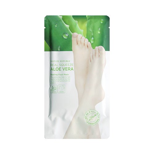 Пилинг для ног Nature Republic Real Squeeze Aloe Vera Peeling Foot Mask