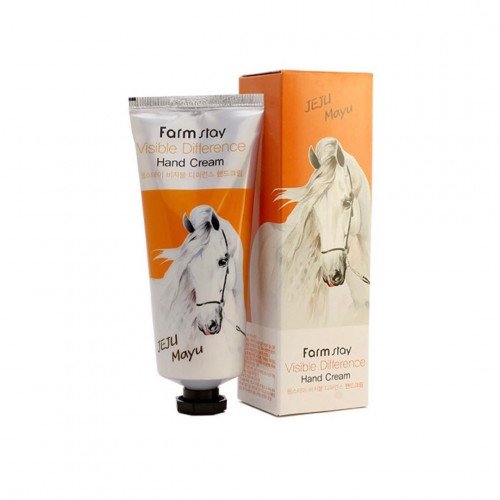 Крем для рук FarmStay Visible Difference Hand Cream Jeju Mayu