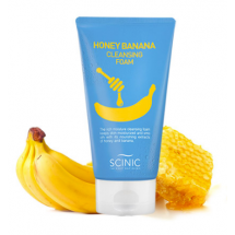 Пінка для вмивання Scinic Honey Banana Cleansing Foam з екстрактами меду і банана