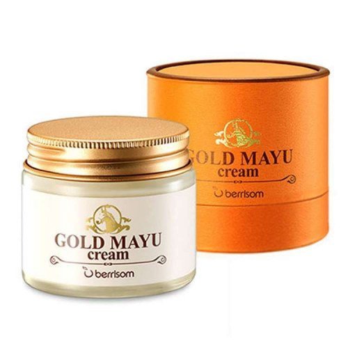 Відновлювальний крем з кінським жиром і золотом Berrisom Gold Mayu Cream