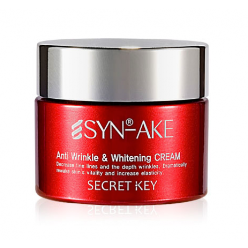 Крем c миорелаксирующим эффектом Secret Key Syn-Ake Anti Wrinkle & Whitening Cream