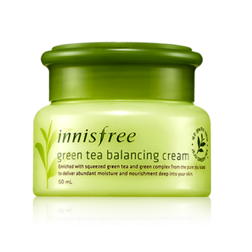 Увлажняющий крем для проблемной кожи Innisfree Green Tea Balancing Cream EX