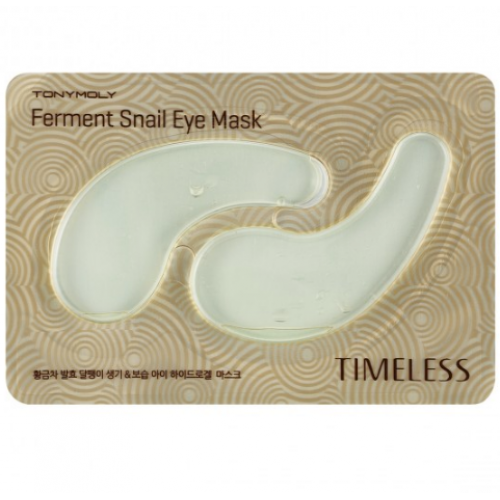 Гидрогелевые патчи с фильтратом улитки TonyMoly Timeless Ferment Snail Eye Mask