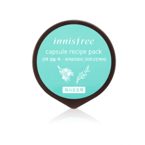 Маска для проблемной кожи Innisfree Capsule Recipe Pack Bija & Tea Tree