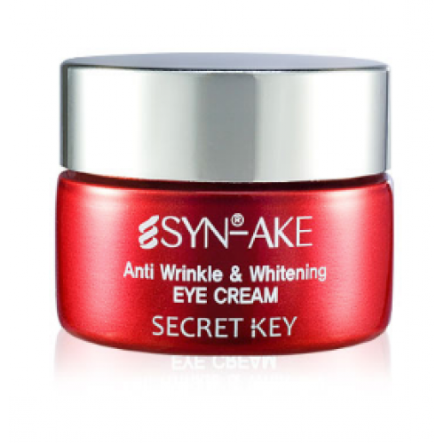 Крем для кожи вокруг глаз с миорелаксирующим эффектом Secret Key Syn Ake Anti Wrinkle & Whitening Eye Cream