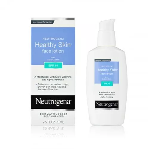 Мультивитаминный лосьон с AHA кислотами Neutrogena Healthy Skin Face Lotion Multi Vitamin Facial Treatment with Alpha-Hydroxy