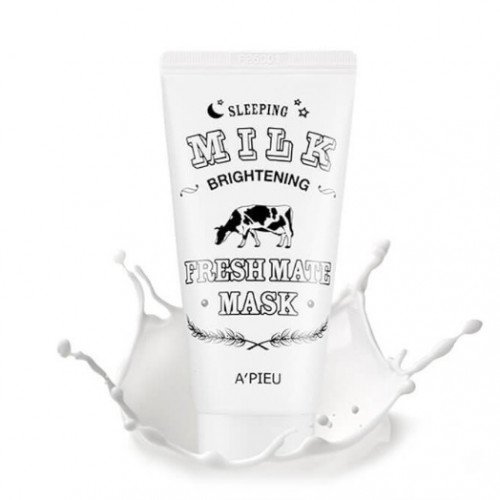 Осветляющая ночная маска A'pieu Fresh Mate Mask Milk