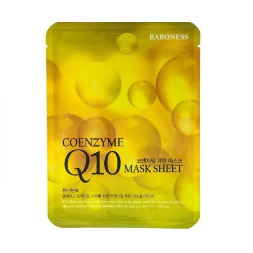 Тканинна маска з коензимом Q10 Baroness Coenzyme Q10 Mask Sheet