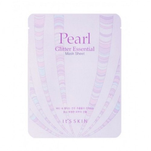 Увлажняющая маска для сияния кожи It's Skin Pearl Glitter Essential Mask Sheet