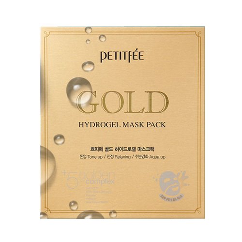 Гидрогелевая маска Petitfee Gold Hydrogel Mask Pack +5 Golden Complex
