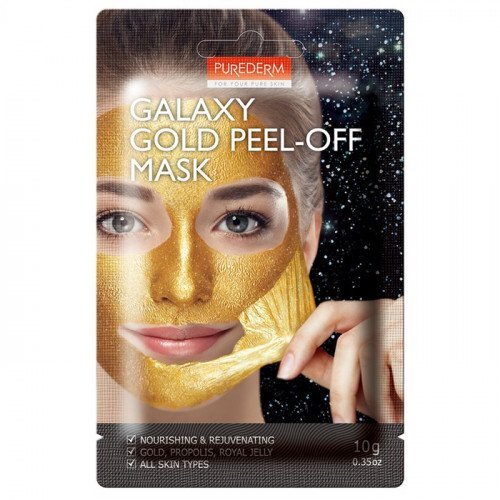 Маска-плёнка Purederm Galaxy Gold Peel-off Mask
