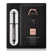 Антивікова преміум маска The Oozoo Face Energy Shot Mask Premium Black