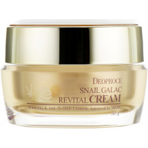 Антивозрастной крем для лица с муцином улитка DEOPROCE Snail Galac Revital Cream, 50 мл