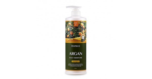 Маска для волос с аргановым маслом deoproce argan silky moisture hair pack