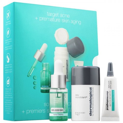 Набір для проблемної шкіри та відбілювання Dermalogica Active Clearing Clear + Brighten Kit