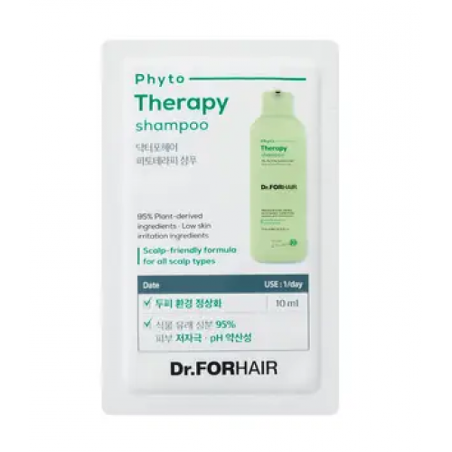 Фитотерапевтический шампунь для чувствительной кожи головы пробник Dr.FORHAIR Phyto Therapy Shampoo Tester