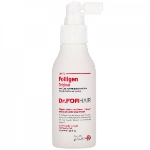 Стимулирующий тоник для роста волос Dr.FORHAIR Folligen Tonic, 120мл