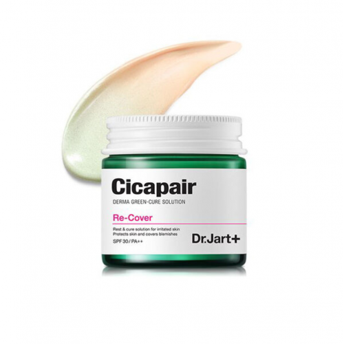 Восстанавливающий СС крем Dr. Jart+ Cicapair Derma Green Solution Re-Cover SPF40/PA++