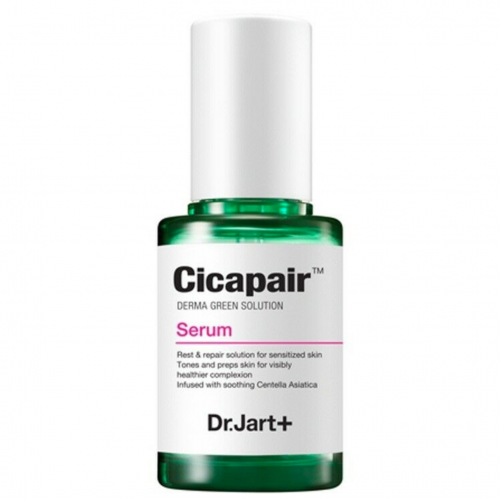 Заспокійлива і відновлює сироватка Dr.Jart + Cicapair Derma Green Solution Serum