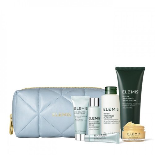 Роскошная косметичка с бестселлерами для лица и тела Elemis Travel Edition: Face & Body Little Luxuries