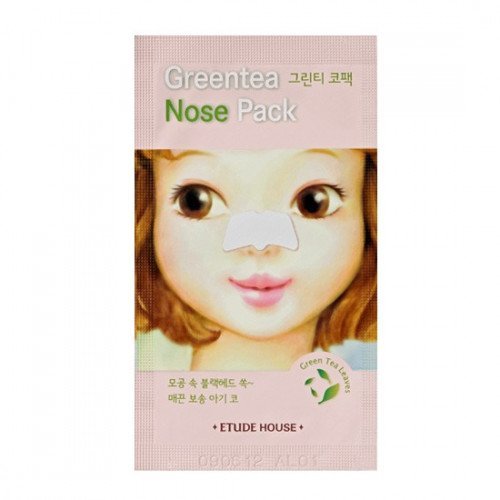 Очищающий патч для носа Etude House Green Tea Nose Pack 