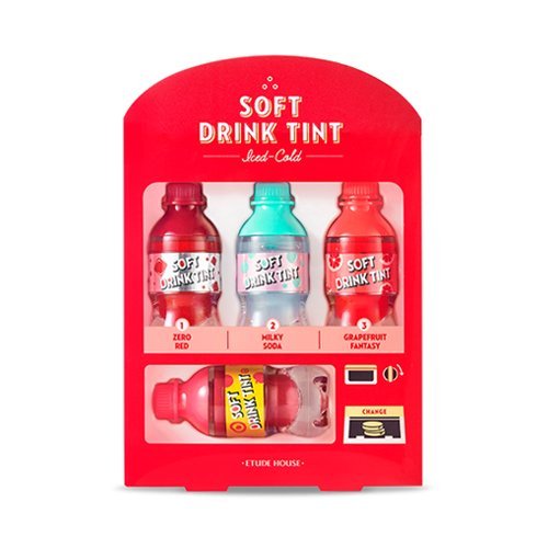 Набор тинтов Etude House Soft Drink Tint Vending Machine Set