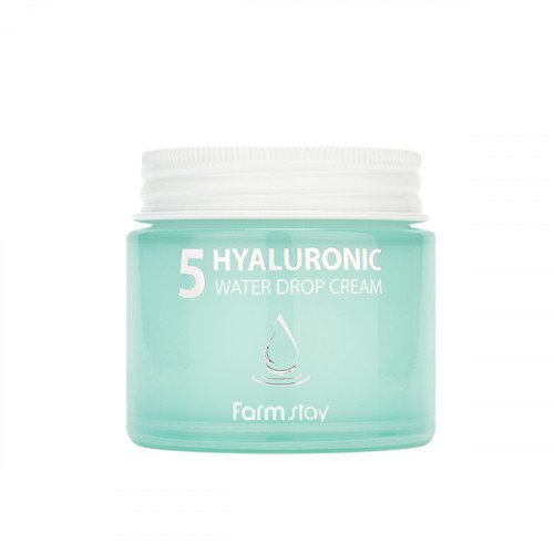 Зволожуючий крем з 5 видами гіалуронової кислоти FarmStay 5 Hyaluronic Water Drop Cream