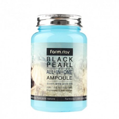 Ампульная сыворотка с экстрактом черного жемчуга FarmStay Black pearl All-in-one Ampoule