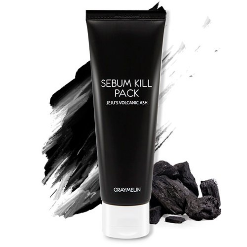 Очищающая маска-пленка Graymelin Sebum Kill Pack Jeju Volcanic Ash