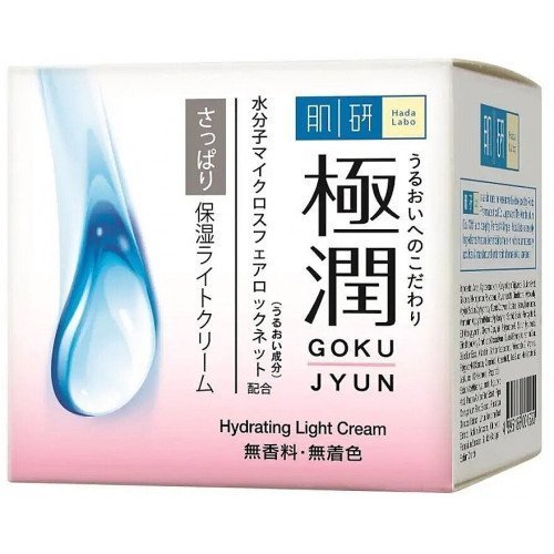 Гиалуроновий крем для сяйва шкіри HADA LABO Gokujyun Hydrating Light Cream
