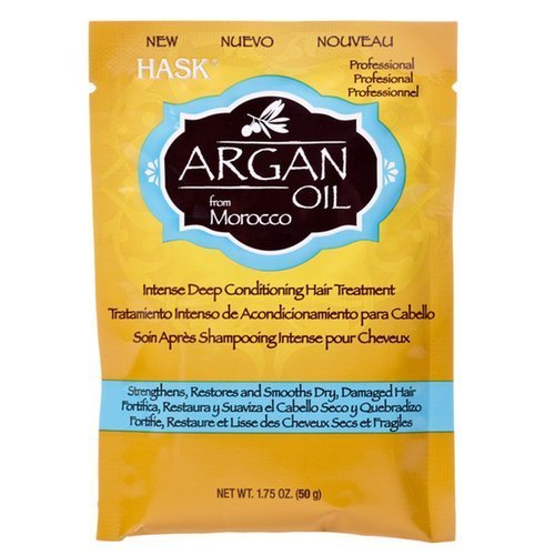 Догляд для вiдновлення волосся з аргановою олією та кератином Hask Argan Oil Repairing Deep Conditioner Treatment