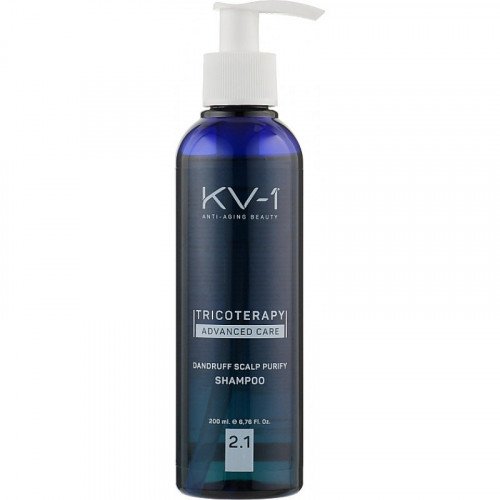 Шампунь проти лупи (суха лупа) KV-1 Tricoterapy Dandruff Scalp Purify Shampoo 2.1, 200 мл