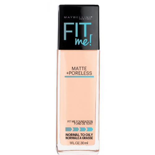 Матовая тональная основа скрывающая поры Maybelline Fit Me! Matte + Poreless Foundation