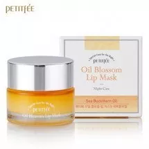 Ночная маская для губ с  маслом облепихи PETITFEE Oil Blossom Lip Mask, 15g