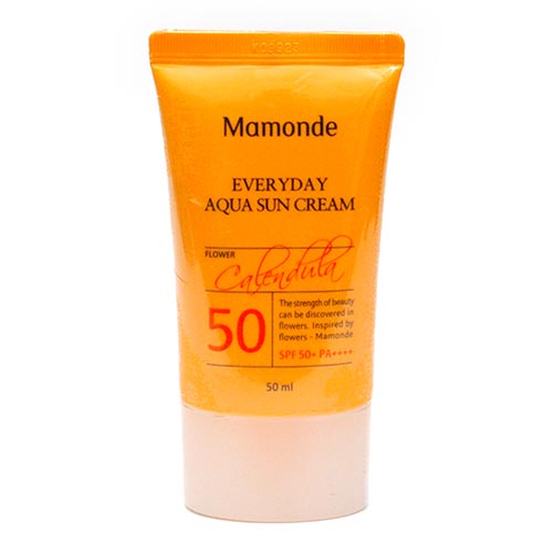 Солнцезащитный крем для лица Mamonde Everyday Aqua Sun Cream SPF50+ PA++++