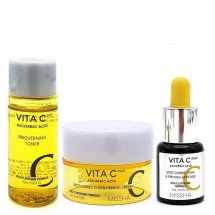 Набір мініатюр з вітаміном С MISSHA Vita C Plus Ascorbic Acid 3 Piece Trial Kit