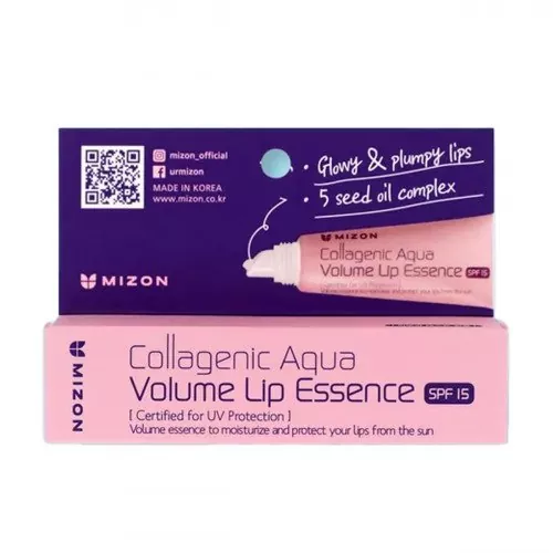 Коллагеновый бальзам для губ Mizon Collagenic Aqua Volume Lip Essence SPF 15