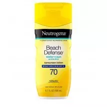 Солнцезащитный лосьон Neutrogena Beach Defense Water + Sun Protection Sunscreen Lotion SPF 70
