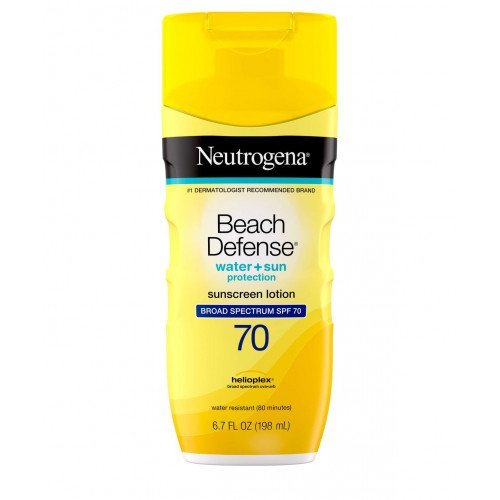 Сонцезахисний лосьйон Neutrogena Beach Defense Water + Sun Protection Sunscreen Lotion SPF 70