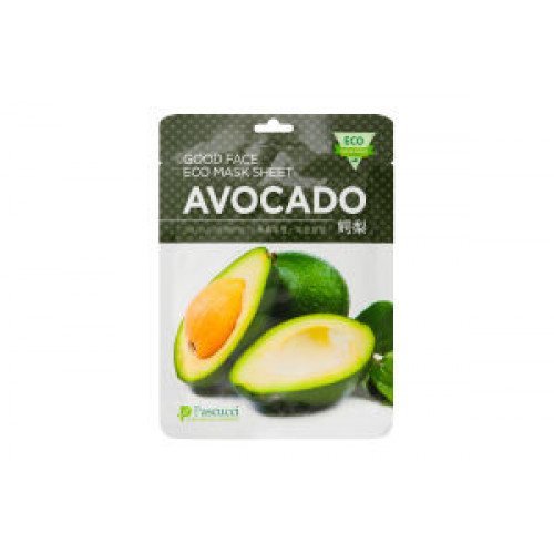 Тканинна маска для обличчя з екстрактом авокадо Pascucci Good Face Eco Avocado