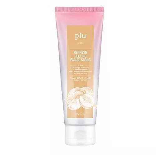 Освежающий пилинг для лица с персиком Plu Refresh Peeling Facial Scrub