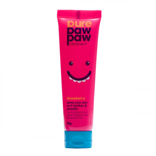 Восстанавливающий бальзам для губ с ароматом клубники Pure Paw Paw Ointment Strawberry, 25г