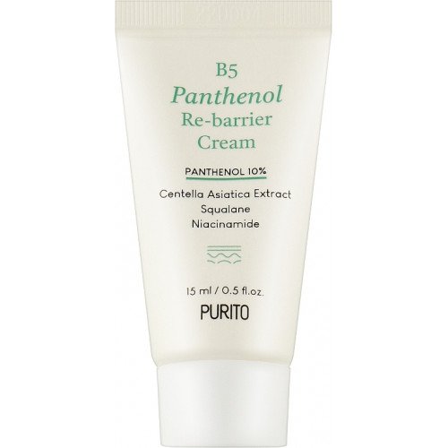 Восстанавливающий защитный крем для лица с пантенолом PURITO B5 Panthenol Re-barrier Cream, 15 мл